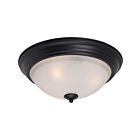 Maxim Lighting 5841ICBK Essentials 2-lumières 60W Noir Plafonnier encastré