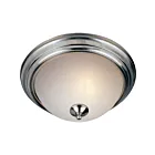 Maxim Lighting 5841ICSN Essentials 2-lumières 60W Nickel satiné Plafonnier encastré