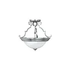 Maxim Lighting 5843MRSN Essentials 2-lumières Plafonnier semi encastré