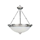 Maxim Lighting 5846MRSN Essentials - 584x 3-Lumières 180W Nickel Satiné Suspendu