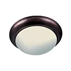 Maxim Lighting 5852FTOI Essentials 3-lumières 60W Bronze huilé Plafonnier encastré