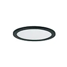 Maxim Lighting 58736WTBK Wafer 1-lumière 30W Noir Plafonnier encastré
