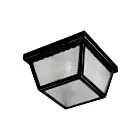 Maxim Lighting 6203FTBK Essentials 1-lumière 60W Noir Plafonnier encastré