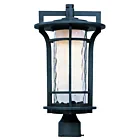 Maxim Lighting Oakville LED 65780WGBO 1-Lumière 9W Oxyde noir Lanterne de poteau extérieure