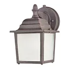 Maxim Lighting Builder Cast 66924RP Patine Rouille 9W Lanterne murale d'extérieur