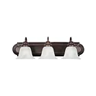 Maxim Lighting Essentials 8013MROI 3-lumières 60W Bronze huilé Vanité