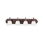 Maxim Lighting Essentials 8014MROI 4-lumières 60W Bronze huilé Vanité