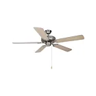 Maxim Lighting 89905SNSM 52" Nickel satiné/argenté/érable Ventilateur de plafond