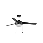 Maxim Lighting 89906FTBKWN 52" Noir/Noyer Ventilateur de plafond