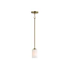 Maxim Lighting 90030SWSBR Deven 1-Lumière 60W Laiton satiné Suspendu