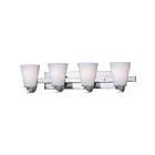 Maxim Lighting Conical 9014SWSN 4-lumières 60W Nickel satiné Vanité
