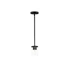 Maxim Lighting 90200CLBK Corona 1-Lumière 60W Noir Suspendu