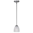 Maxim Lighting 92061FTSN Stefan 1-Lumière 60W Nickel satiné Suspendu