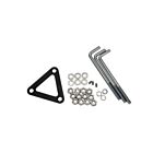 Borne ronde mince gabarit et kit de boulons d'ancrage Maxlite BL-CLRX22BASEKIT