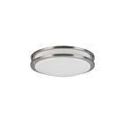 Grand plafonnier LED avec température CCT au choix Maxlite ML2LALABN249CS 25W nickel brossé
