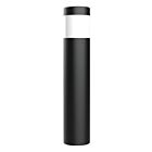 Borne d'éclairage de sentier LED Naturaled LED-FX8BLD18-42FFR-850-BK 18W noir