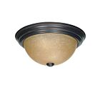 Plafonnier Nuvo Lighting 60-1256 2-Lumières Bois d'Acajou