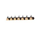 Vanité Nuvo 60-1268 7-Lumières Ballerina Bronze Acajou