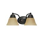 Vanité Nuvo 60-1271 2-Lumières Empire Bronze Acajou