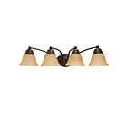 Vanité Nuvo 60-1273 4-Lumières Empire Bronze Acajou