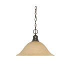 Luminaire Suspendu Nuvo Lighting 60-1276 1-Lumière Bois d'Acajou