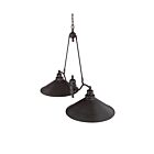 Luminaire Suspendu Nuvo Lighting 60-1703 2-Lumières Série Bridgeview Poussière de Bronze