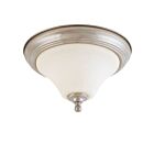 Plafonnier Nuvo Lighting 60-1824 1-Lumière Série Dupont Nickel Brossé