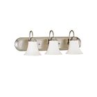 Vanité Nuvo 60-1834 3-Lumières Dupont Nickel Brossé