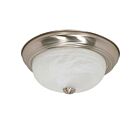 Plafonnier Nuvo Lighting 60-198 2-Lumières Nickel Brossé