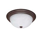 Plafonnier Nuvo Lighting 60-207 3-Lumières Bronze Antique