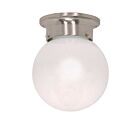 Plafonnier Nuvo Lighting 60-245 1-Lumière Nickel Brossé