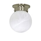 Plafonnier Nuvo Lighting 60-257 1-Lumière Nickel Brossé
