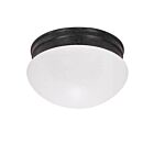Plafonnier Nuvo Lighting 60-2643 2-Lumières Bois d'Acajou