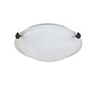 Plafonnier Nuvo Lighting 60-273 2-Lumières Bronze Antique