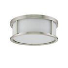 Plafonnier Nuvo Lighting 60-2862 3-Lumières Série Odeon Nickel Brossé