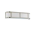 Vanité Nuvo 60-2873 3-Lumières Odeon Nickel Brossé