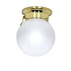Plafonnier Nuvo Lighting 60-295 1-Lumière Laiton Poli