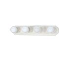 Vanité Nuvo 60-313 4-Lumières Blanc Texturé