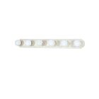 Vanité Nuvo 60-314 6-Lumières Blanc Texturé