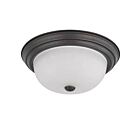 Plafonnier Nuvo Lighting 60-3146 2-Lumières Bois d'Acajou