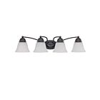 Vanité Nuvo 60-3168 4-Lumières Empire Bronze Acajou