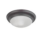 Plafonnier Nuvo Lighting 60-3175 1-Lumière Bois d'Acajou