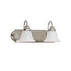 Vanité Nuvo 60-320 2-Lumières Ballerina Nickel Brossé