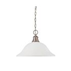 Luminaire Suspendu Nuvo Lighting 60-3258 1-Lumière Nickel Brossé