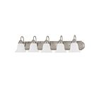 Vanité Nuvo 60-3282 5-Lumières Ballerina Nickel Brossé