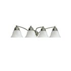 Vanité Nuvo 60-343 4-Lumières Empire Nickel Brossé