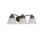 Vanité Nuvo 60-346 3-Lumières Empire Bronze Antique