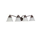 Vanité Nuvo 60-347 4-Lumières Empire Bronze Antique