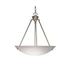 Luminaire Suspendu Nuvo Lighting 60-370 3-Lumières Nickel Brossé