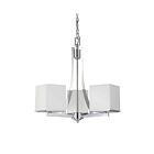 Chandelier Nuvo Lighting 60-4085 3-Lumières Série Bento Chrome Poli